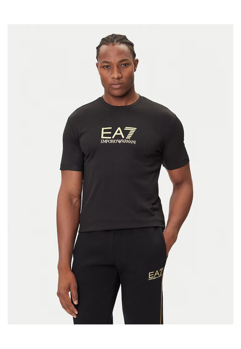 EA7 Tricou barbat - negru
