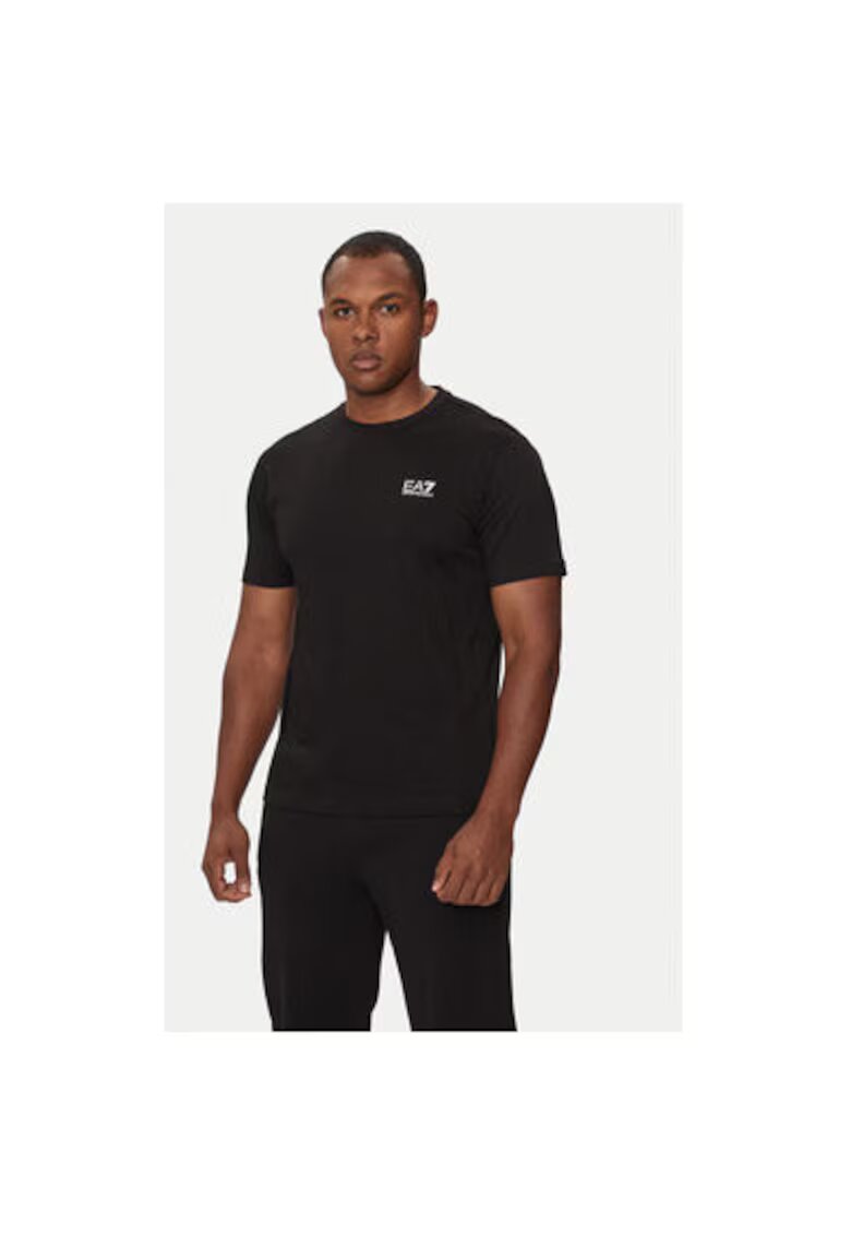 EA7 Tricou barbati - Emporio Armani 304212956 - Bumbac - Negru - Negru