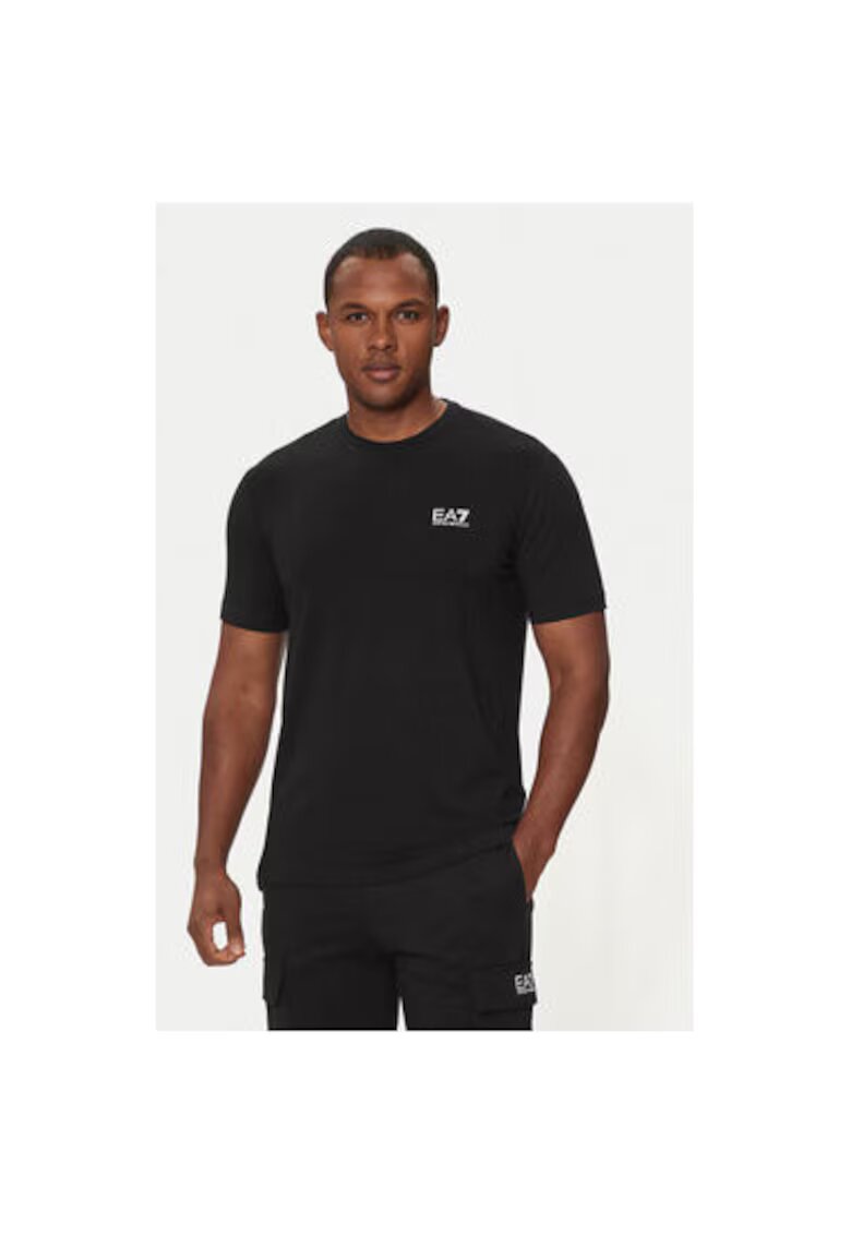 EA7 Tricou barbati - Emporio Armani 304286896 - Bumbac - Negru - Negru