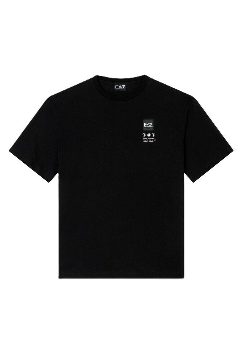 EA7 Tricou pentru Barbati - train logo series m tee ss writings - 7M000976-AF17789-UC001 - Negru