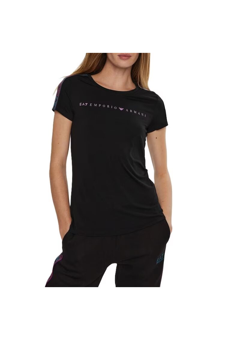 EA7 Tricou pentru Drumetie - 6DTT03-TJKUZ-1200 - Negru - Negru
