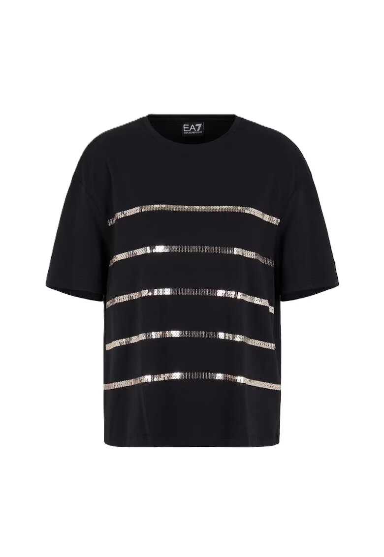 EA7 Tricou pentru Drumetie - 6DTT26-TJDZZ-1200 - Negru - Negru