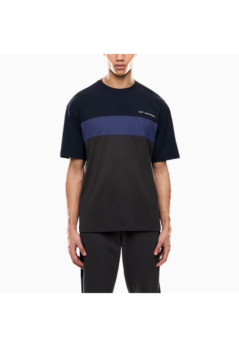 EA7 Tricou TRAIN ATHLETIC COLOUR BLOCK M TEE SS-7M000935-AF16548-UB102