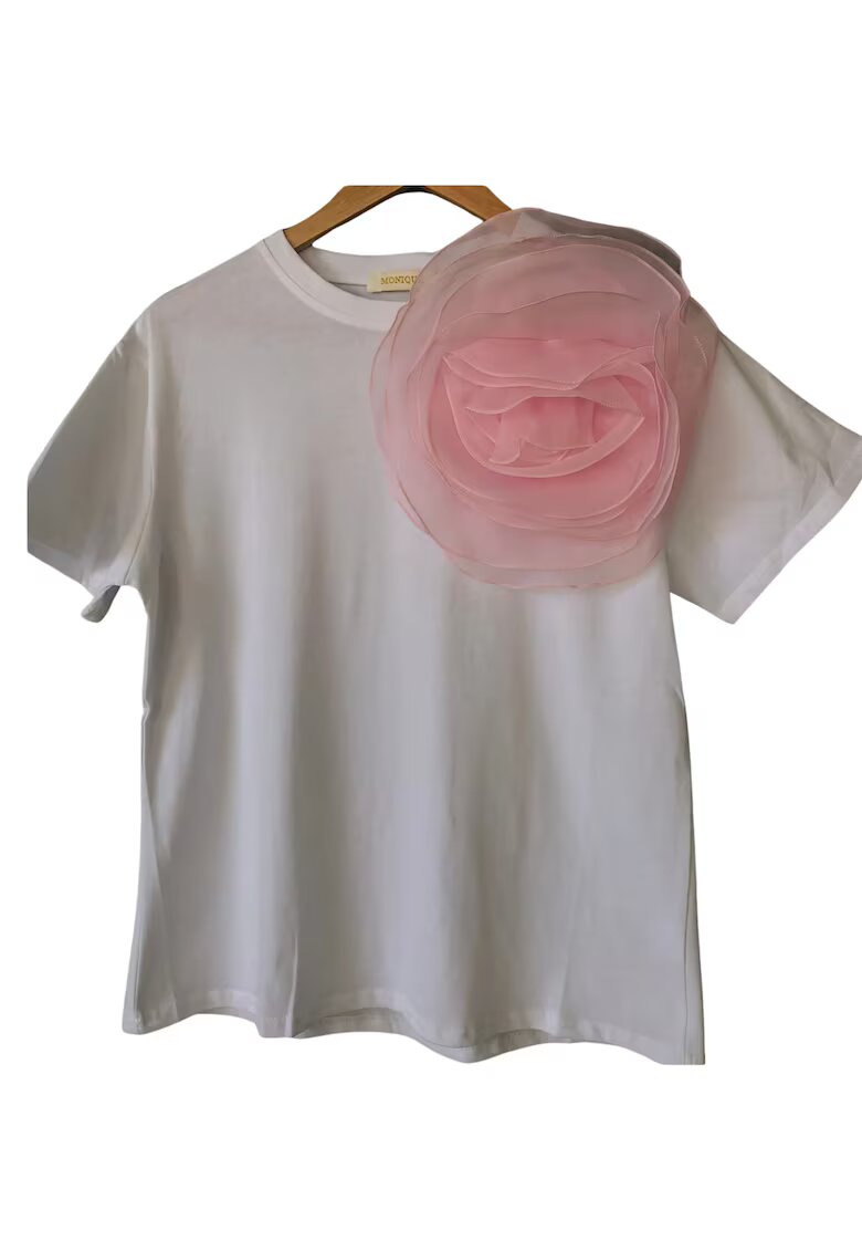 ElectraStore Tricou Alb Rose