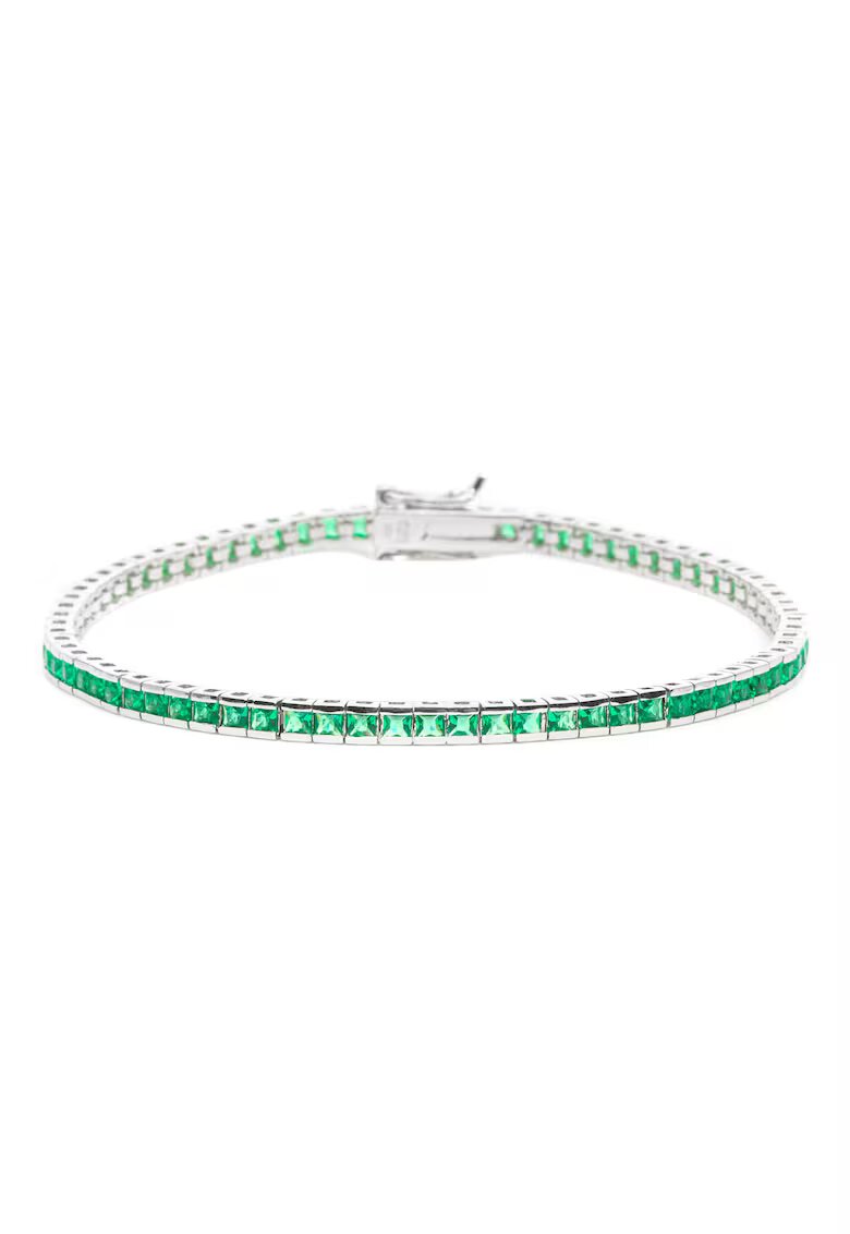 ElectraStore Bratara Tennis ARGINT 925 Rodiat Cu Cristale Zirconia - 19 CM