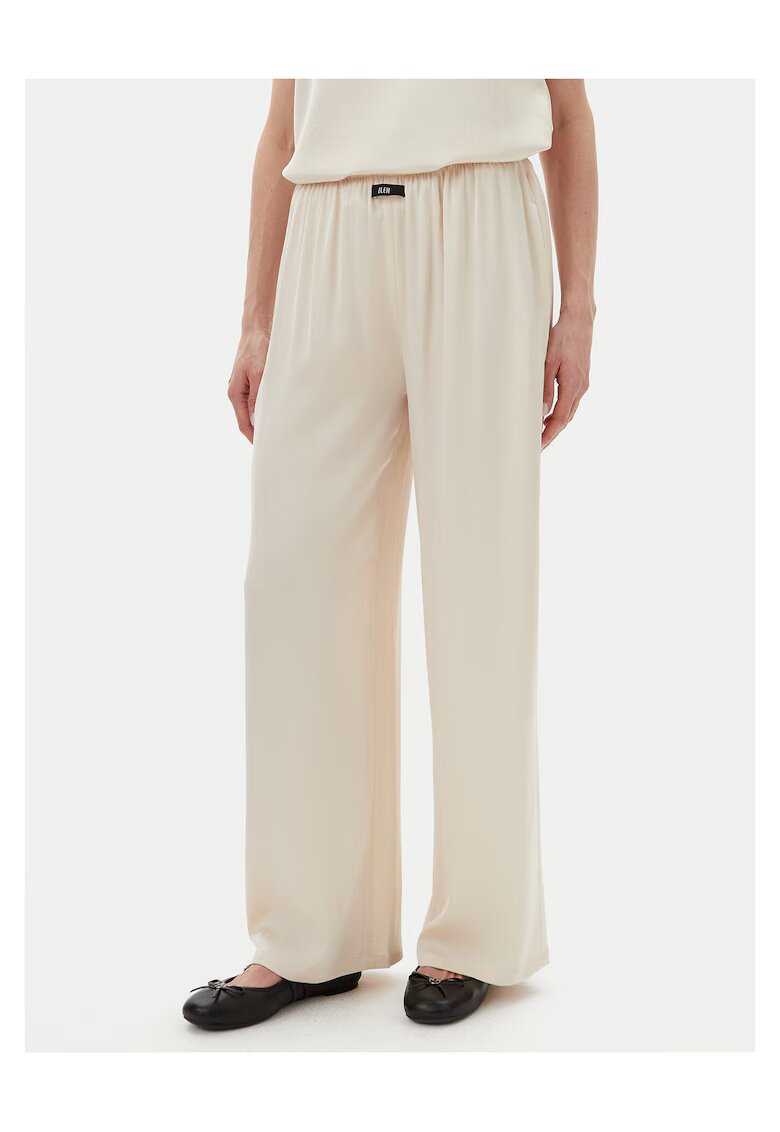 Eleh Pantaloni dama palazzo - ecru