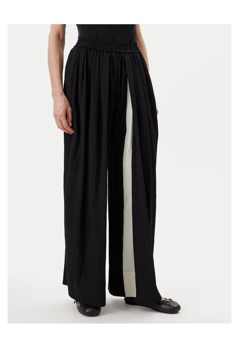 Eleh Pantaloni dama palazzo - negru