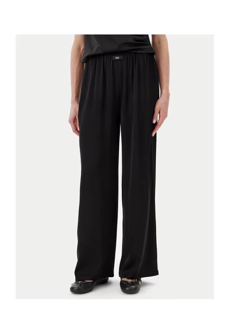 Eleh Pantaloni largi pentru dama palazzo - negru