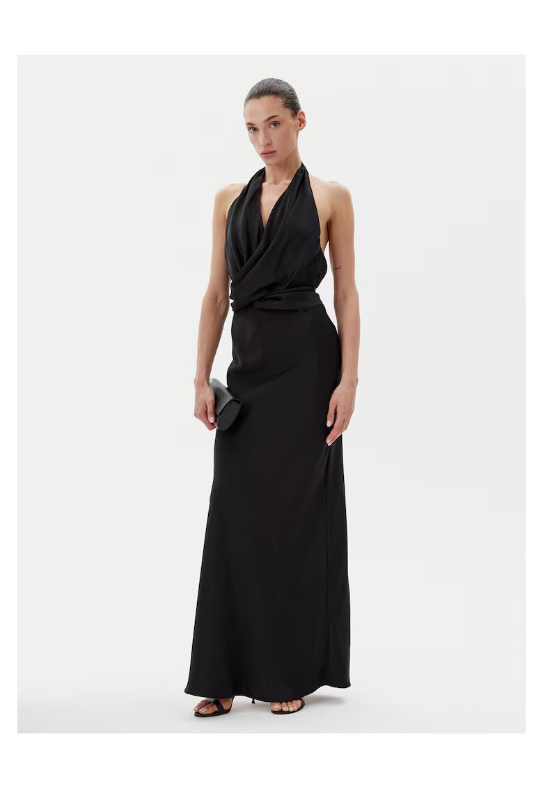 Eleh Rochie de seara - neagra - din material elegant