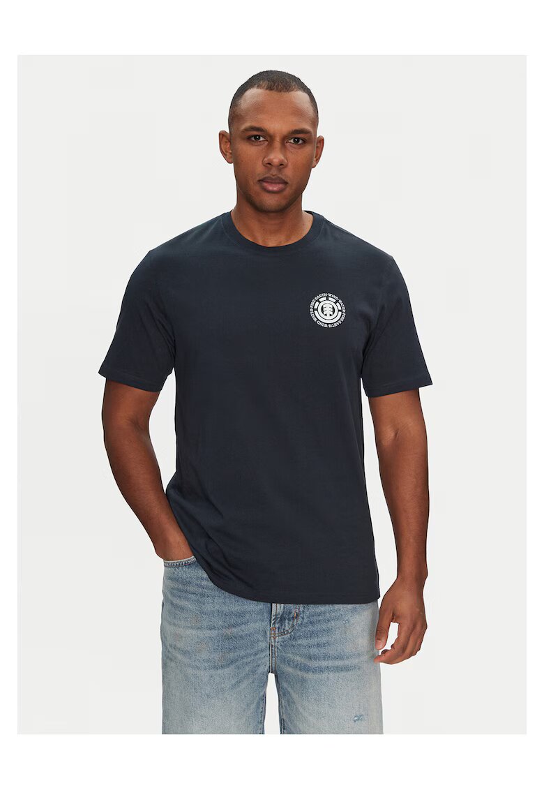 Element Tricou barbat - bumbac - bleumarin