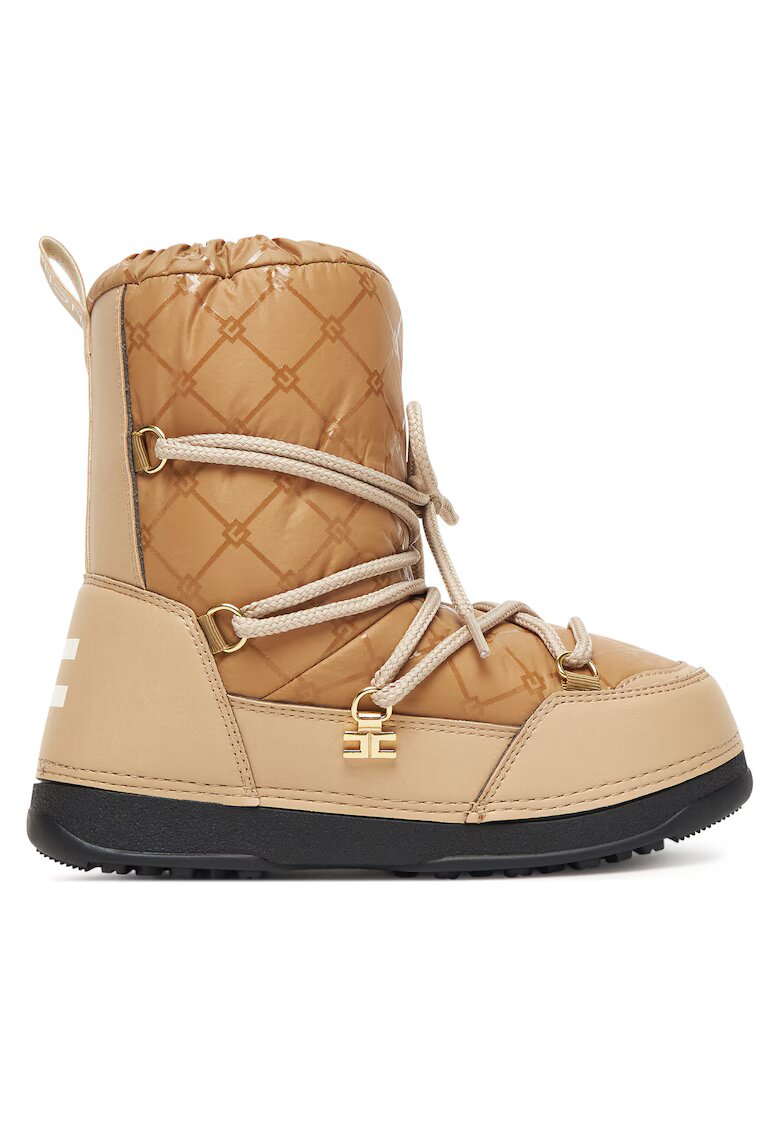 Elisabetta Franchi Cizme sport fete - textil - maro -