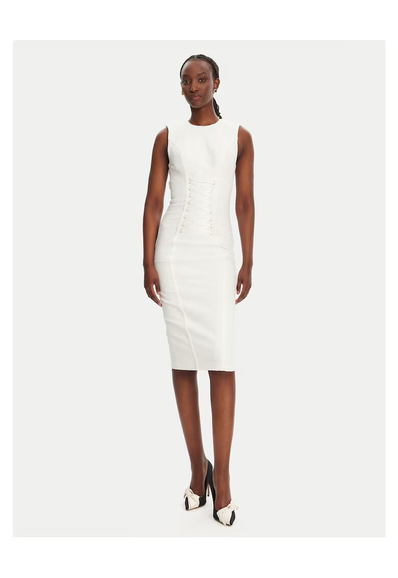 Elisabetta Franchi Rochie de cocktail - alb