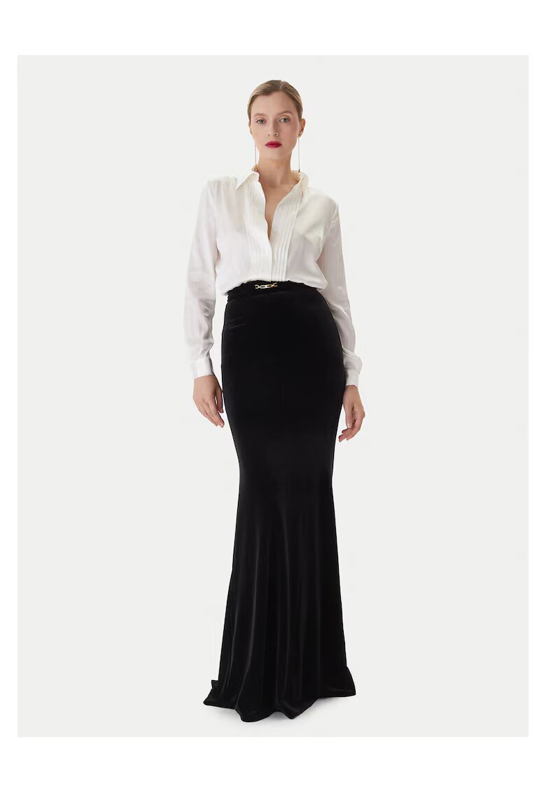 Elisabetta Franchi Rochie de seara dama alb-negru