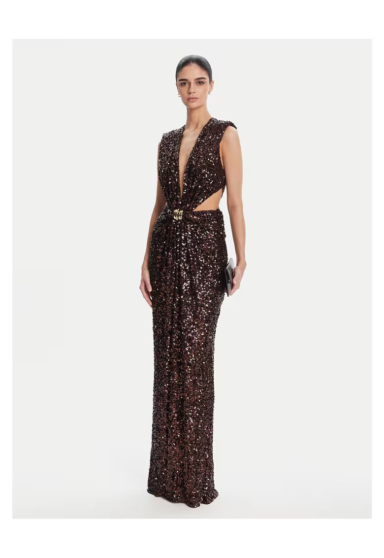 Elisabetta Franchi Rochie de seara - maro