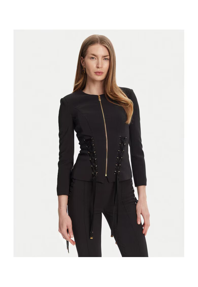 Elisabetta Franchi Sacou dama negru
