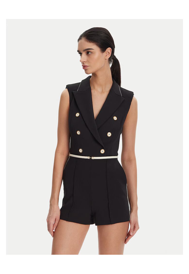 Elisabetta Franchi Salopeta scurta pentru dama negru