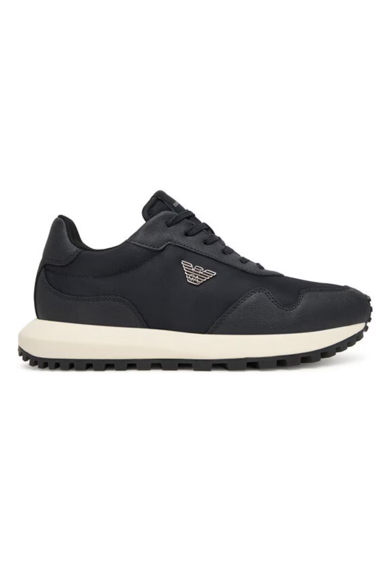 Emporio Armani Adidasi barbati - bleumarin - piele naturala - pentru fitness