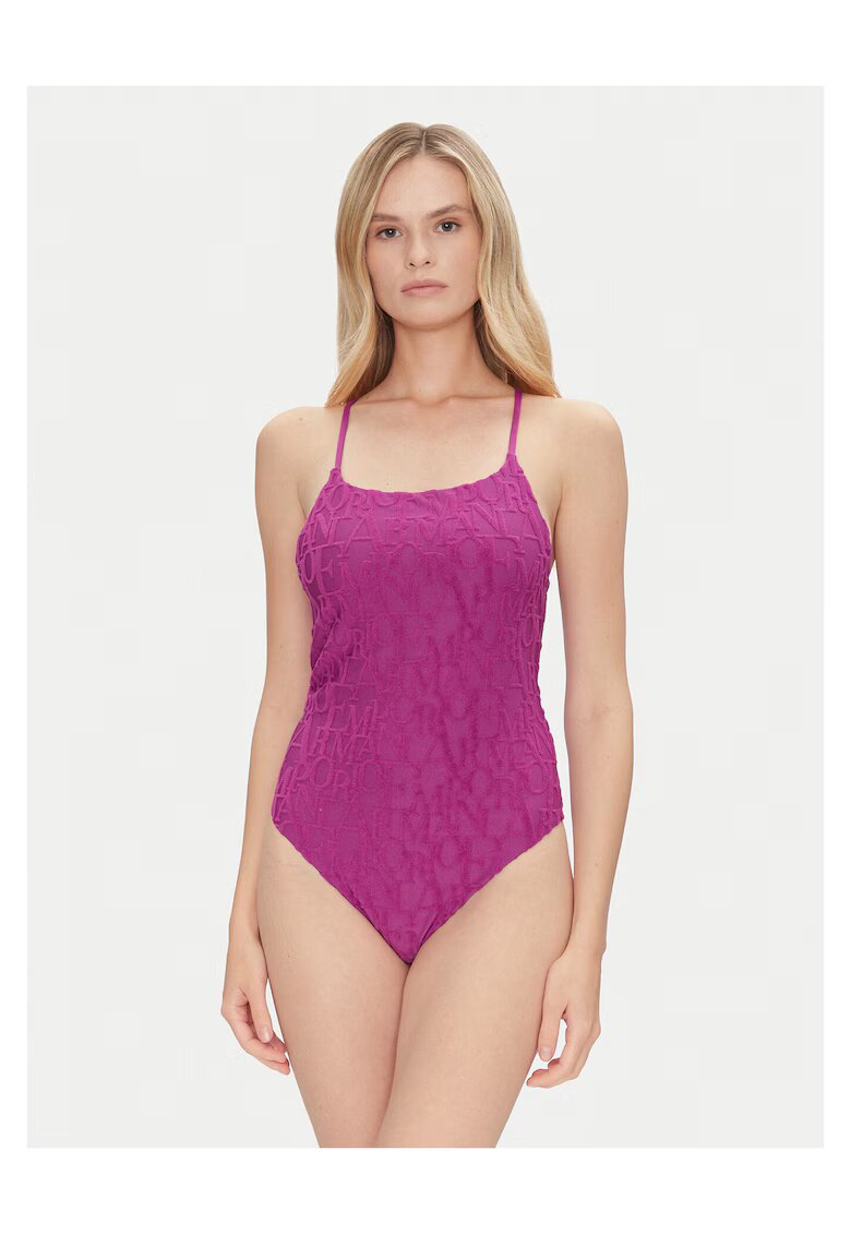 Emporio Armani Costum de baie o singura piesa - Roz
