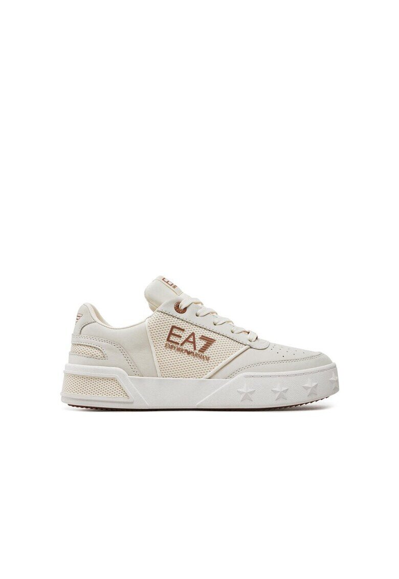 Emporio Armani Pantofi sport dama - 303544 - Piele naturala - Bej