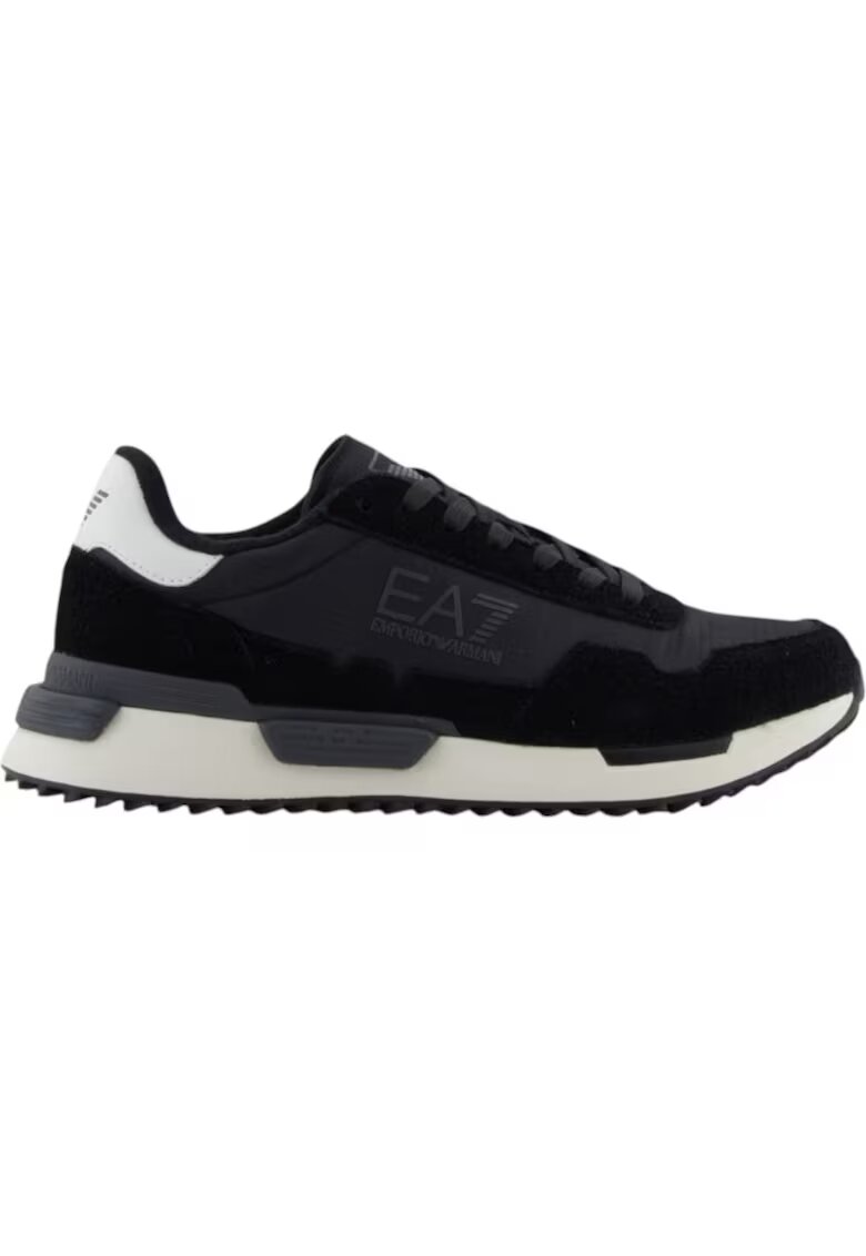 Emporio Armani Pantofi sport EA7 Vintage Running Nylon 47787 - Alb/Negru