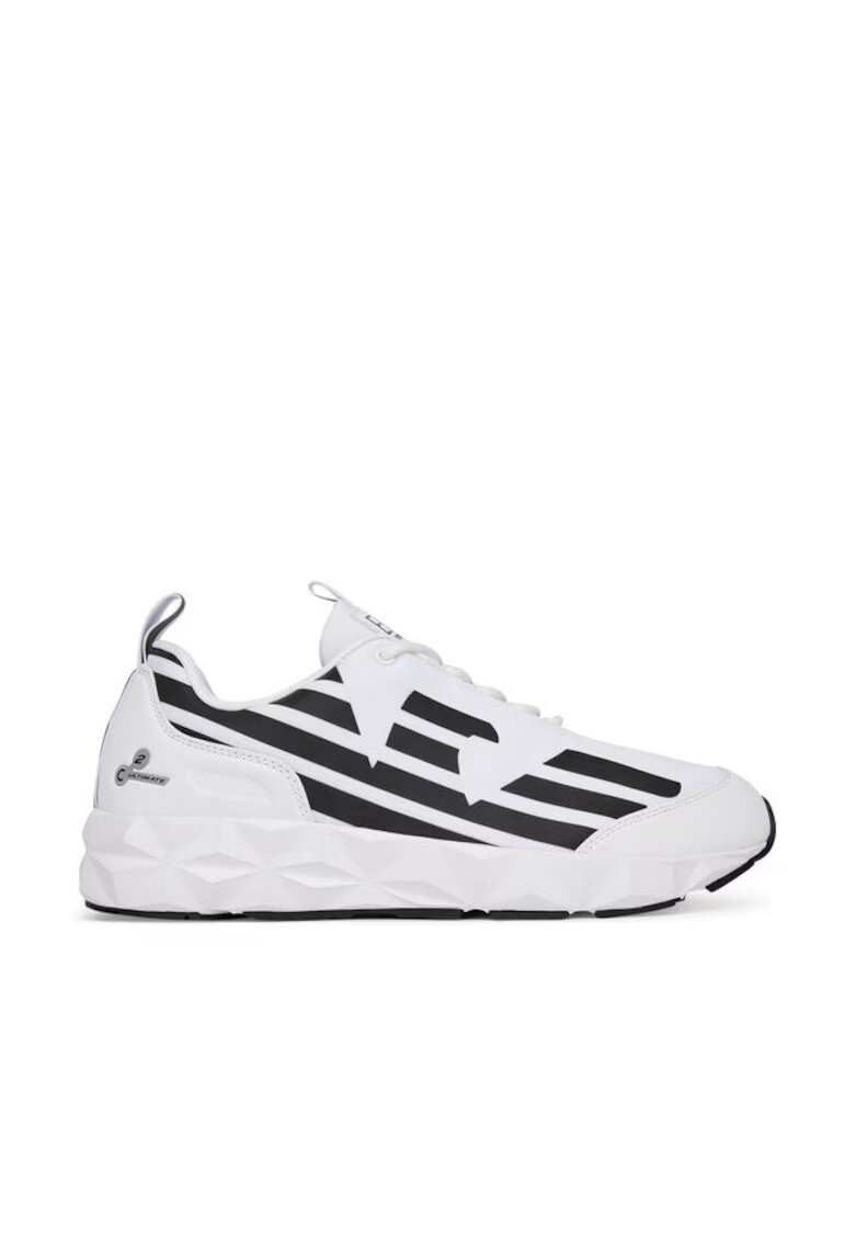 Emporio Armani Tenisi barbatesti - 305089830 - material textil - alb -