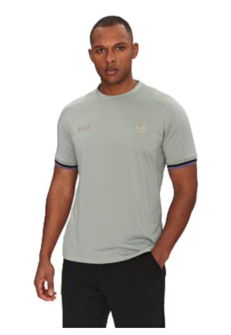 Emporio Armani Tricou barbati EA7 - verde - poliester -