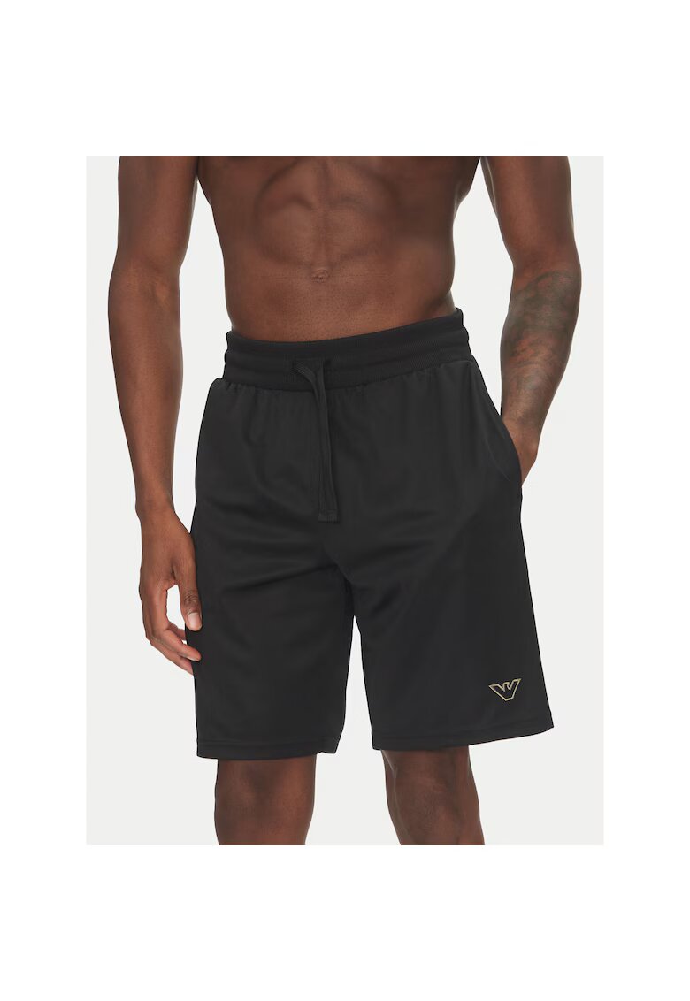 Emporio Armani Underwear Pantaloni barbati tip sport - negru