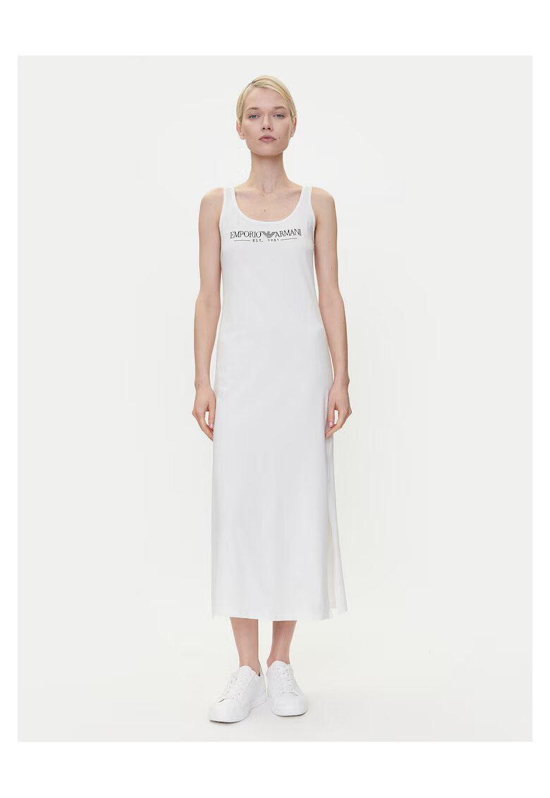 Emporio Armani Underwear Rochie de zi - alb - fabrica de calitate