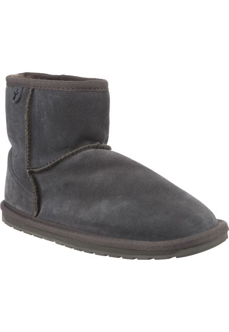 Emu Australia Cizme Grey Wallaby Mini Carbune