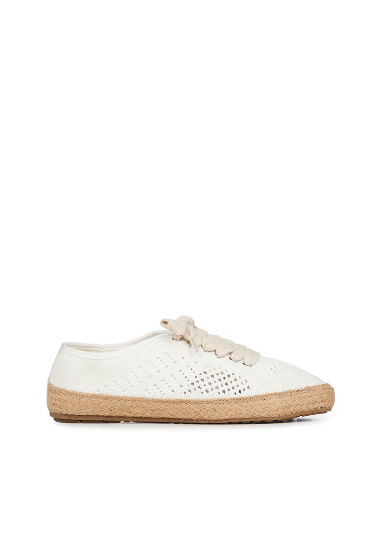 EMU Espadrile cu sireturi si decupaje Agonis - Alb