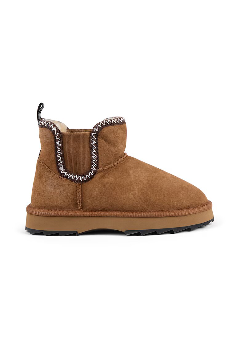 EMU Ghete de piele fara inchidere - Caramel