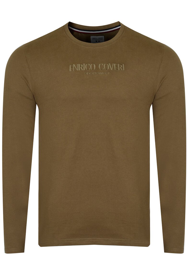 ENRICO COVERI Bluza barbati - Bumbac - Maro - Maro