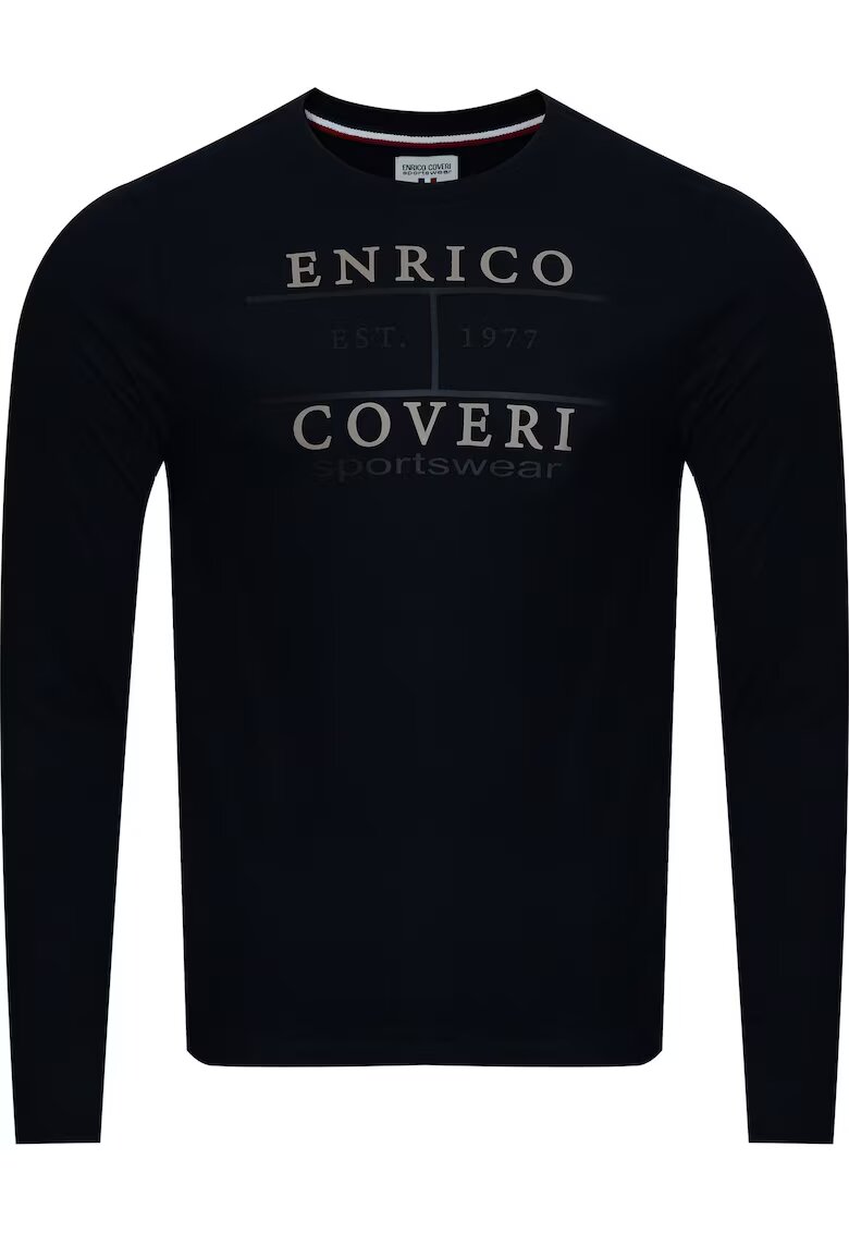 ENRICO COVERI Bluza barbati - Bumbac - Negru
