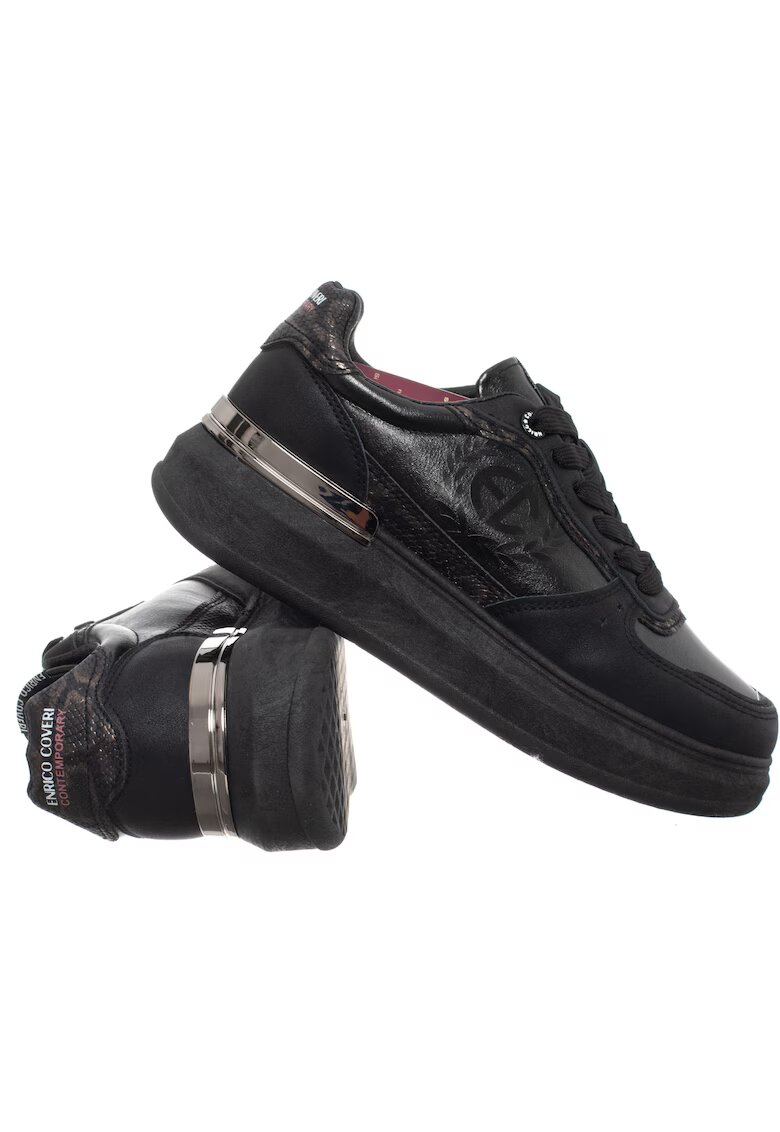 ENRICO COVERI Pantofi sport dama MARTHA - sintetic/textil - negru