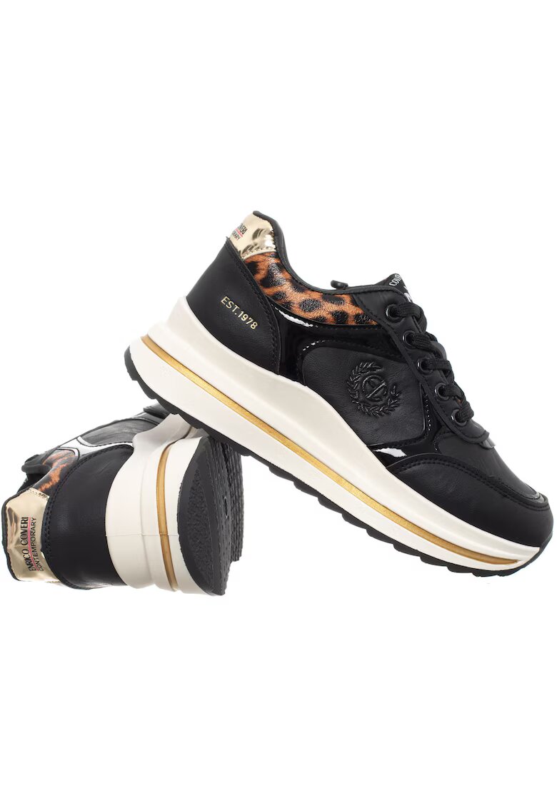 ENRICO COVERI Pantofi sport dama QUEEN LUX - sintetic/textil - multicolor