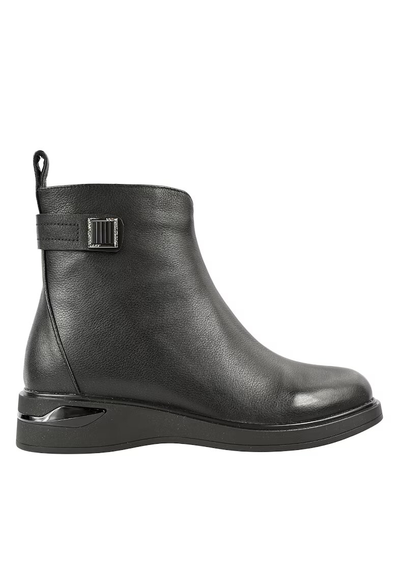 Epica Ghete elegante - dama - JY70016A negru - piele naturala - Negru