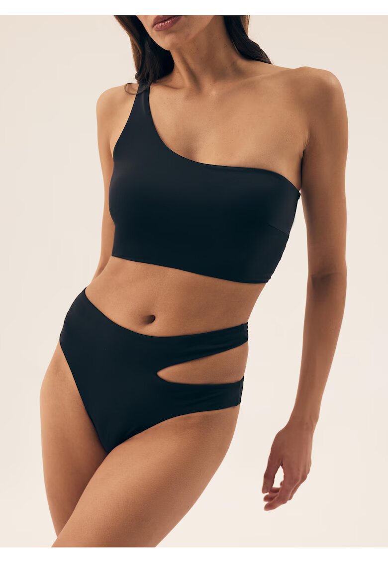 Esotiq Chiloti bikini cu talie inalta Negru Firenze - Negru