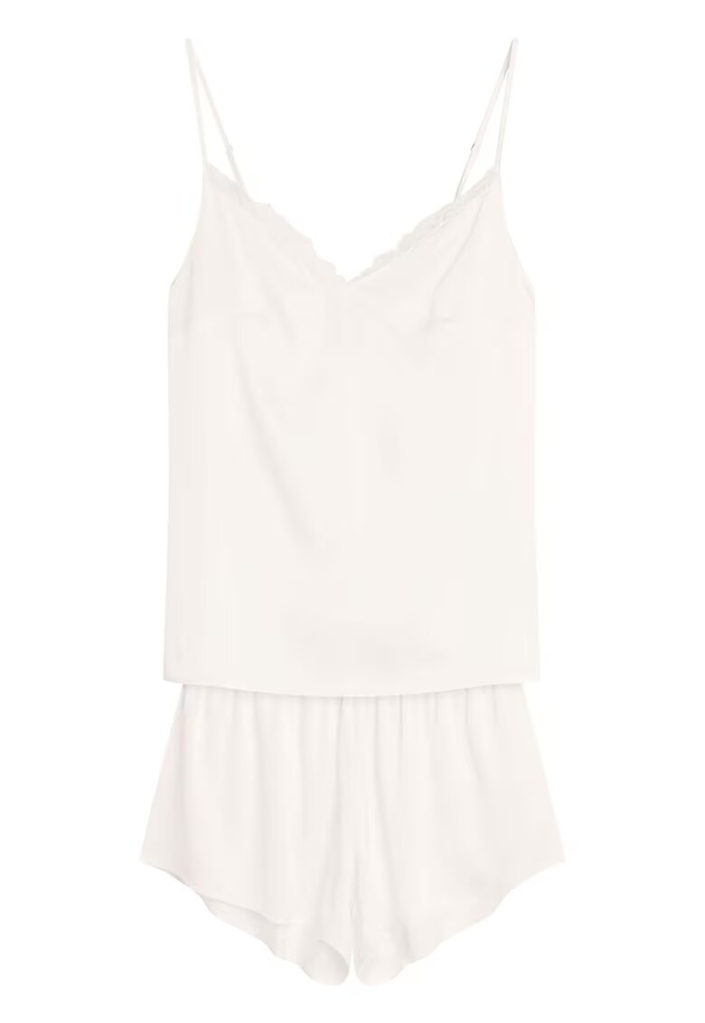 Esotiq Pijamale de dama Rhein | alb XL