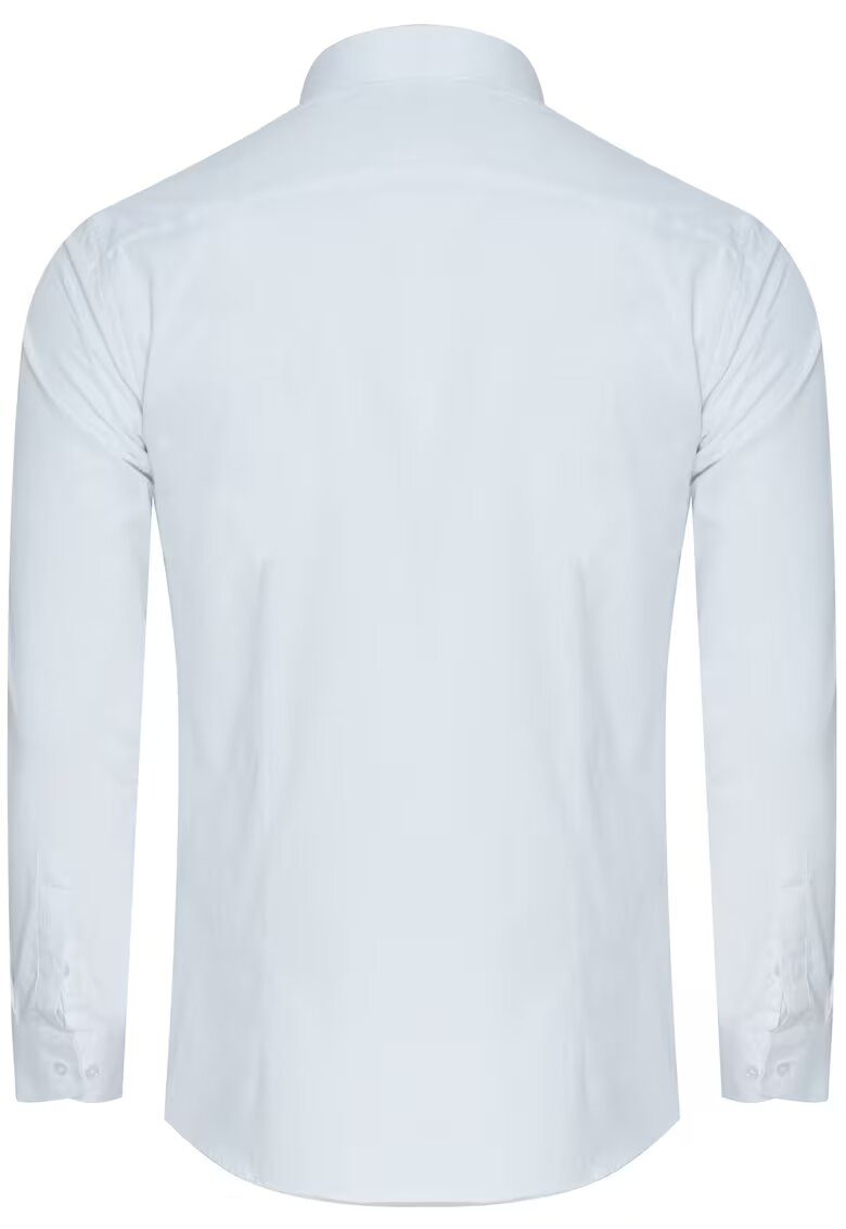 Espada Camasa barbateasca - 2238 - slim fit - alb - bumbac
