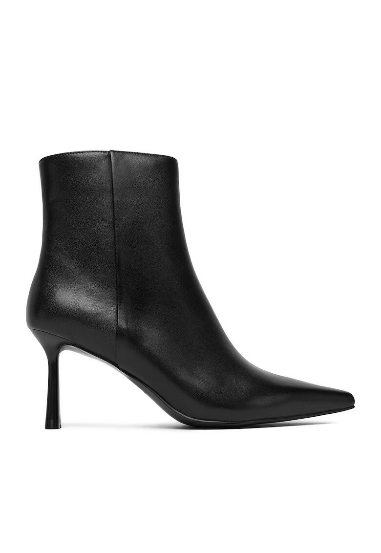 Eva Minge Botine dama piele naturala - Negru