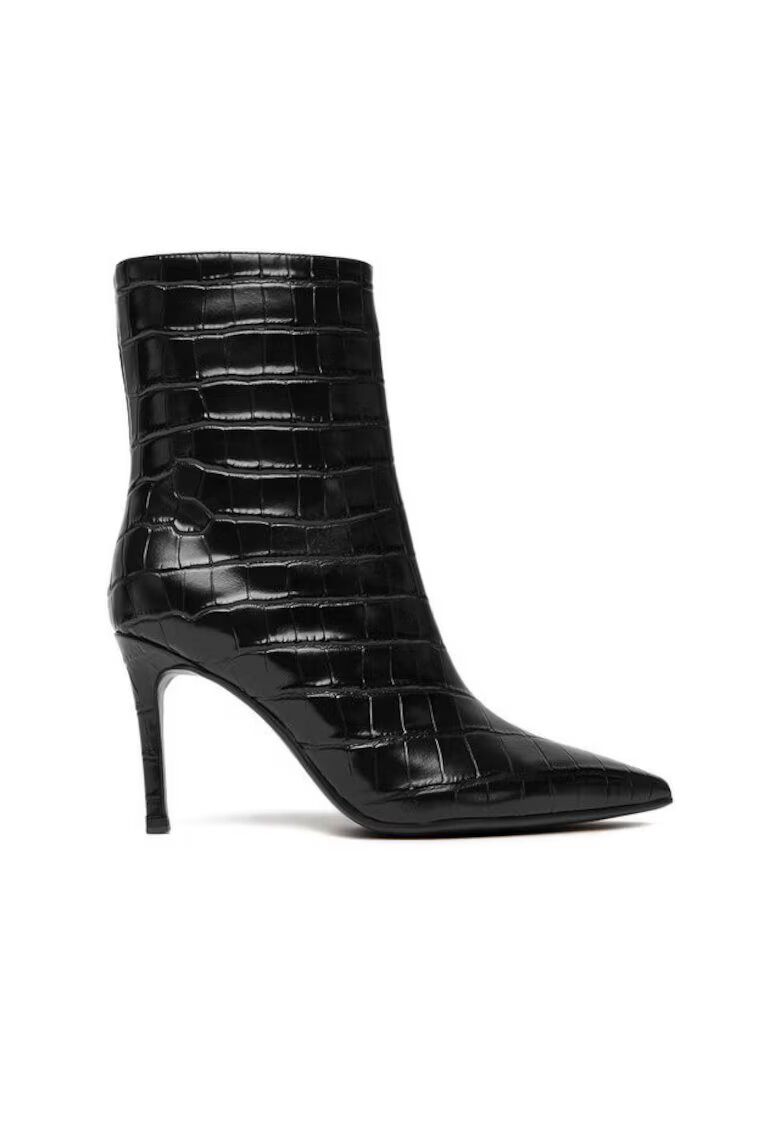 Eva Minge Botine din piele naturala - Negru