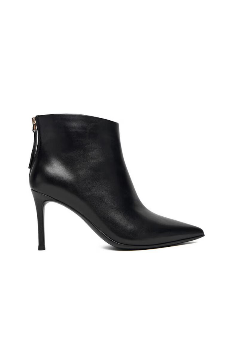 Eva Minge Botine Negru - Piele naturala - Negru