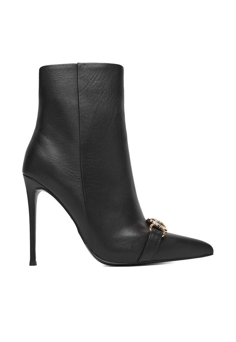 Eva Minge Botine piele naturala - negru - Negru