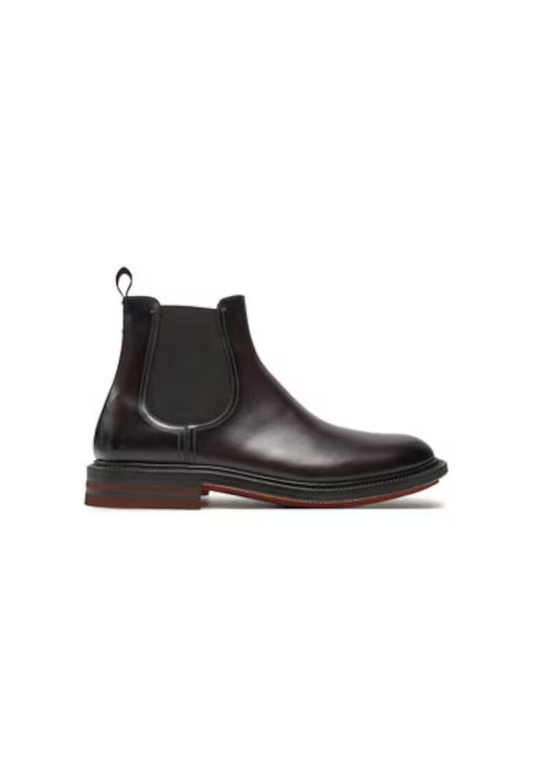 FABI Botine cu glezna joasa barbati FU0981.A03PMLAPF - Piele naturala - Maro - Maro