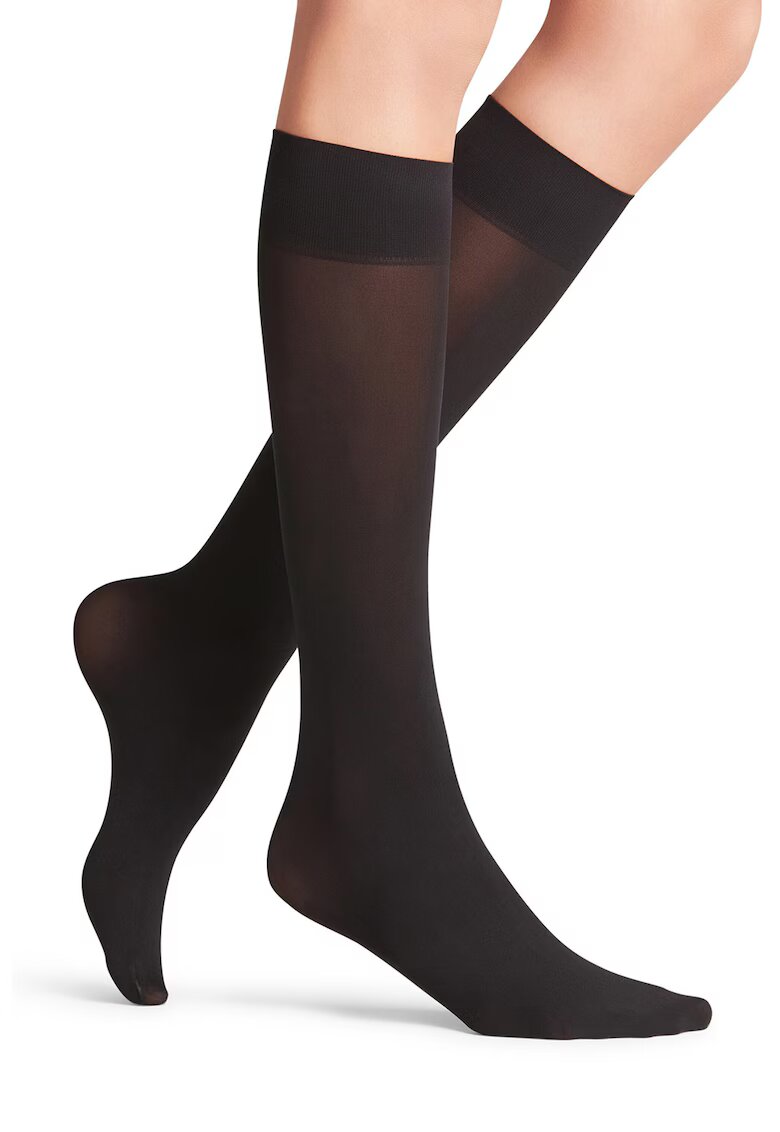 Falke Sosete pana la genunchi Pure Matt 50 DEN - Negru