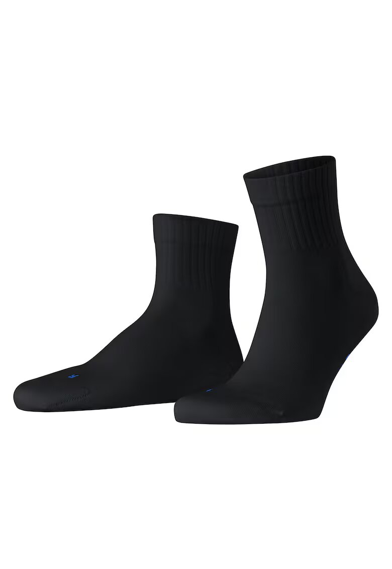 Falke Sosete scurte unisex cu model uni - Negru