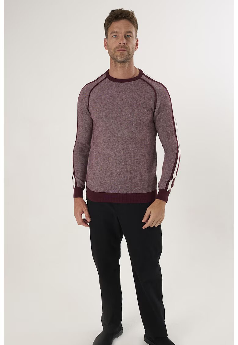 Felix Hardy Pulover din bumbac cu maneci raglan - Rosu stins