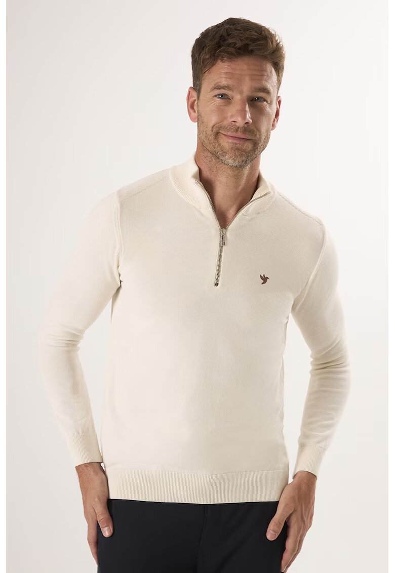 Felix Hardy Pulover din bumbac tricotat - Crem