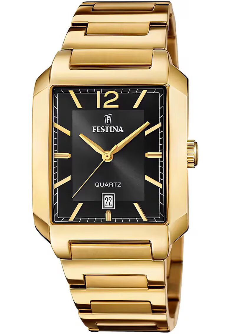 Festina Ceas Classic - mecanism Miyota GR12 - bratara otel - cadran negru