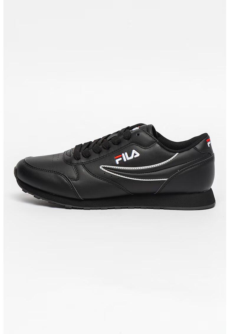 FILA Pantofi sport de piele ecologica cu logo brodat Orbit Low - Negru